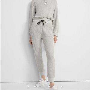 Theory Weekend Jogger in Waffle Knit Cotton